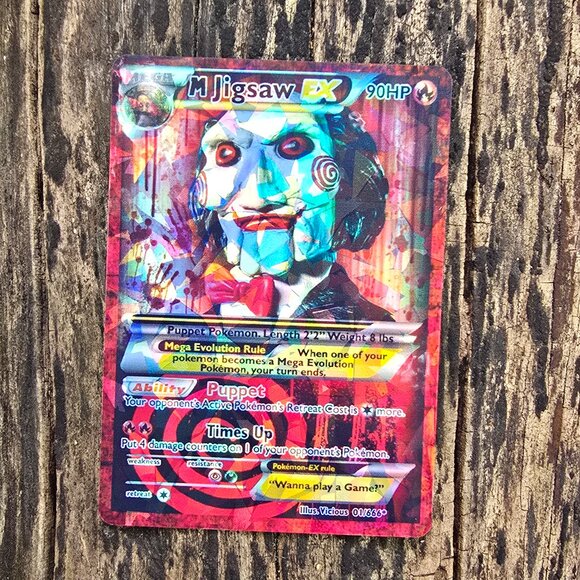 Jigsaw Pokemon Card - Saw - Picture 1 of 8